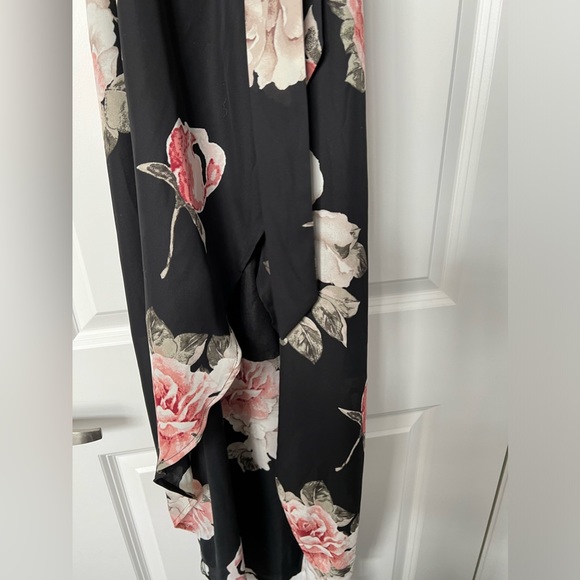 dynamite high low wrap dress size small floral - Picture 3 of 13